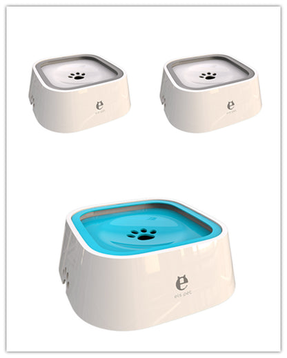 Non-Wet Mouth Dog Bowl, Floating Bowl, Anti-Overturning