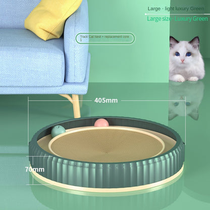 NEW round Cat Scratching Board Wear-Resistant Anti-Scratch Claw Grinder Furniture Protector Pet Products