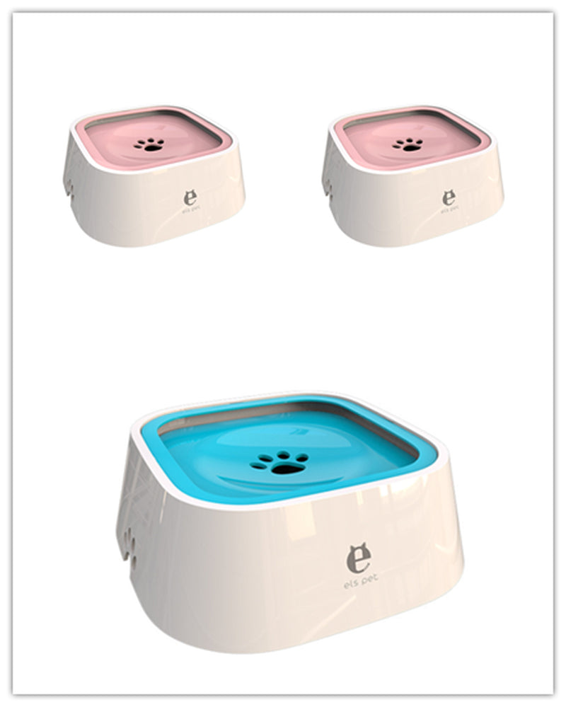 Non-Wet Mouth Dog Bowl, Floating Bowl, Anti-Overturning
