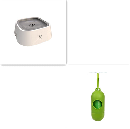 Non-Wet Mouth Dog Bowl, Floating Bowl, Anti-Overturning