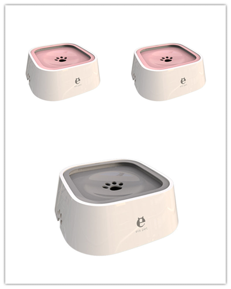 Non-Wet Mouth Dog Bowl, Floating Bowl, Anti-Overturning