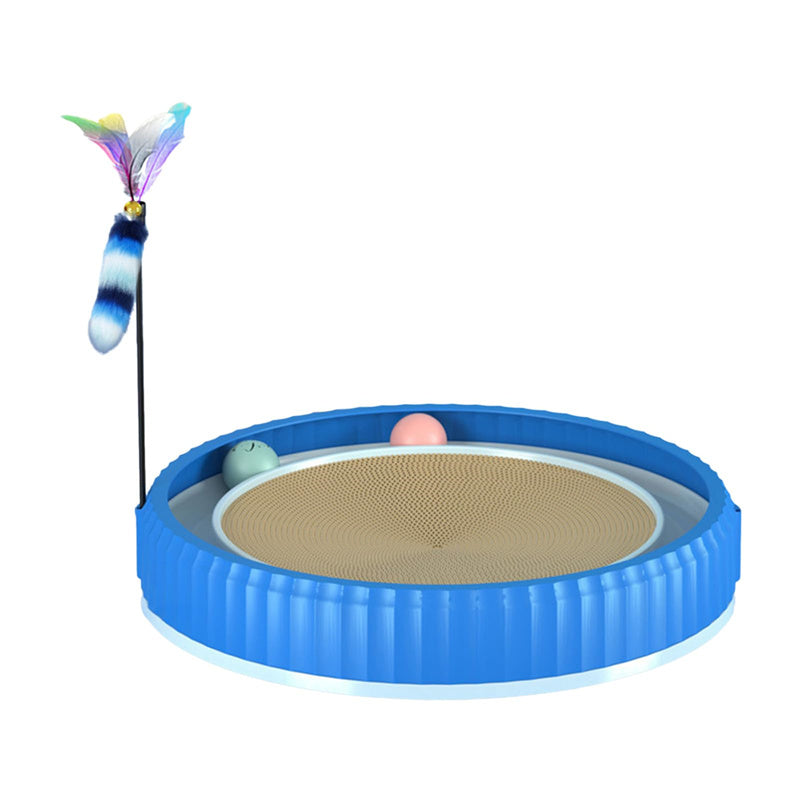 NEW round Cat Scratching Board Wear-Resistant Anti-Scratch Claw Grinder Furniture Protector Pet Products