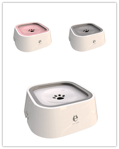 Non-Wet Mouth Dog Bowl, Floating Bowl, Anti-Overturning