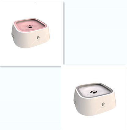 Non-Wet Mouth Dog Bowl, Floating Bowl, Anti-Overturning