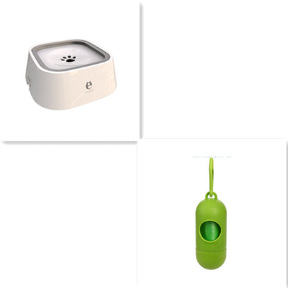 Non-Wet Mouth Dog Bowl, Floating Bowl, Anti-Overturning