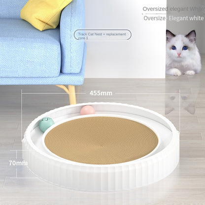 NEW round Cat Scratching Board Wear-Resistant Anti-Scratch Claw Grinder Furniture Protector Pet Products