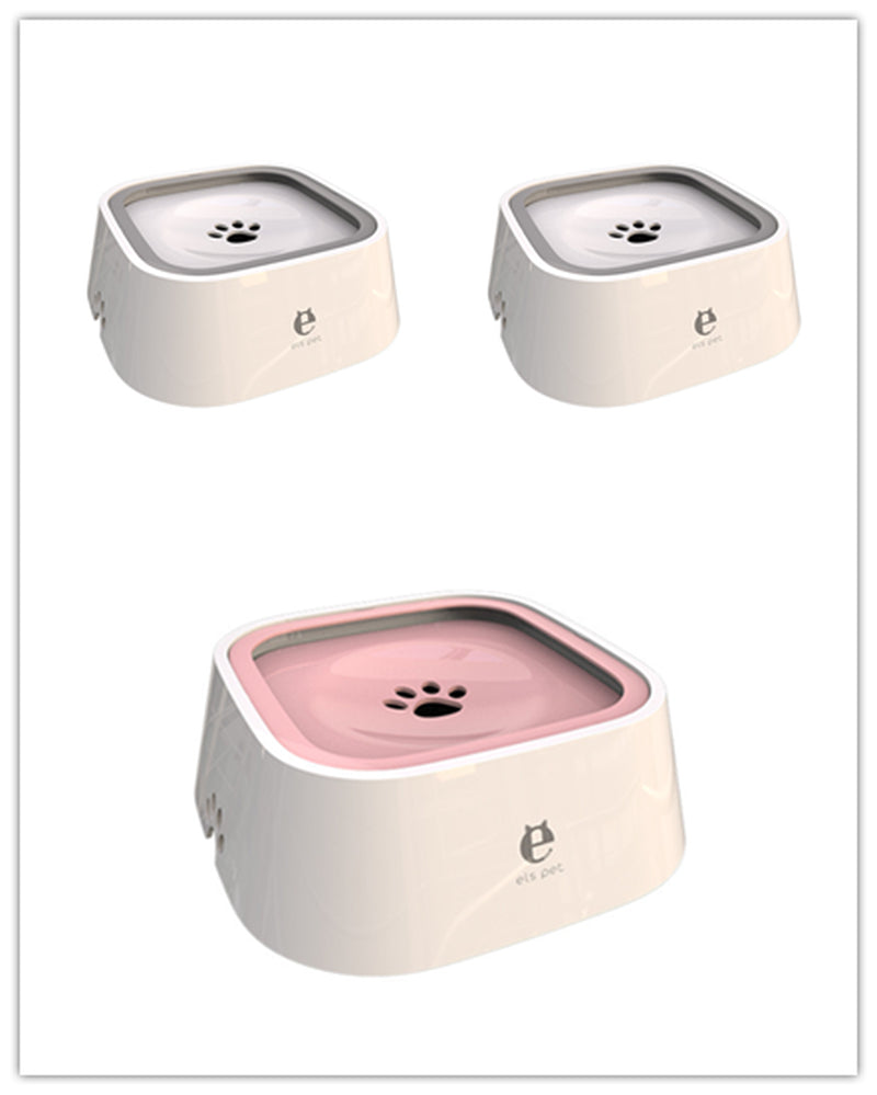 Non-Wet Mouth Dog Bowl, Floating Bowl, Anti-Overturning