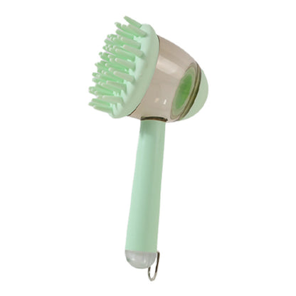 3 in 1 Pets Bath Brush for Dogs and Cats Shower Massage Brush, Depilation Comb and Foaming Tool, Anti-Frizz Beauty Brush Pet Products
