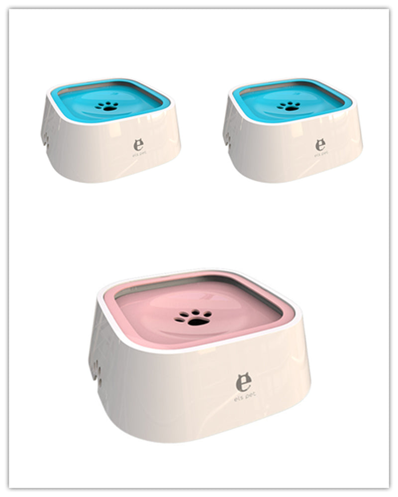 Non-Wet Mouth Dog Bowl, Floating Bowl, Anti-Overturning