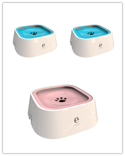 Non-Wet Mouth Dog Bowl, Floating Bowl, Anti-Overturning