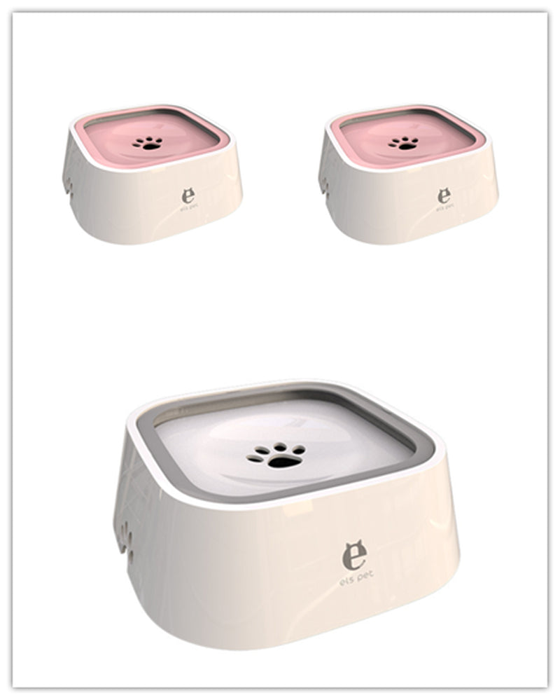 Non-Wet Mouth Dog Bowl, Floating Bowl, Anti-Overturning