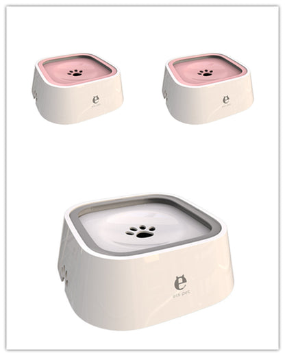 Non-Wet Mouth Dog Bowl, Floating Bowl, Anti-Overturning