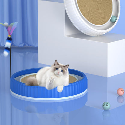 NEW round Cat Scratching Board Wear-Resistant Anti-Scratch Claw Grinder Furniture Protector Pet Products