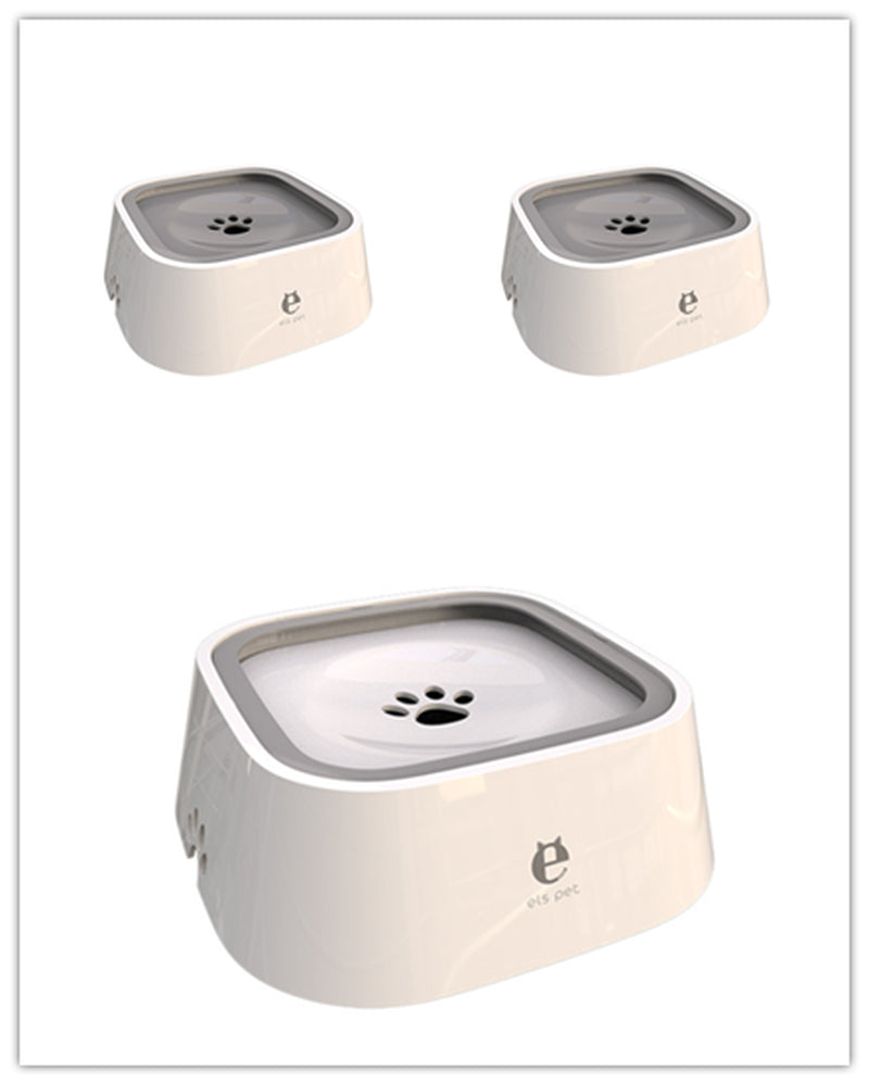 Non-Wet Mouth Dog Bowl, Floating Bowl, Anti-Overturning