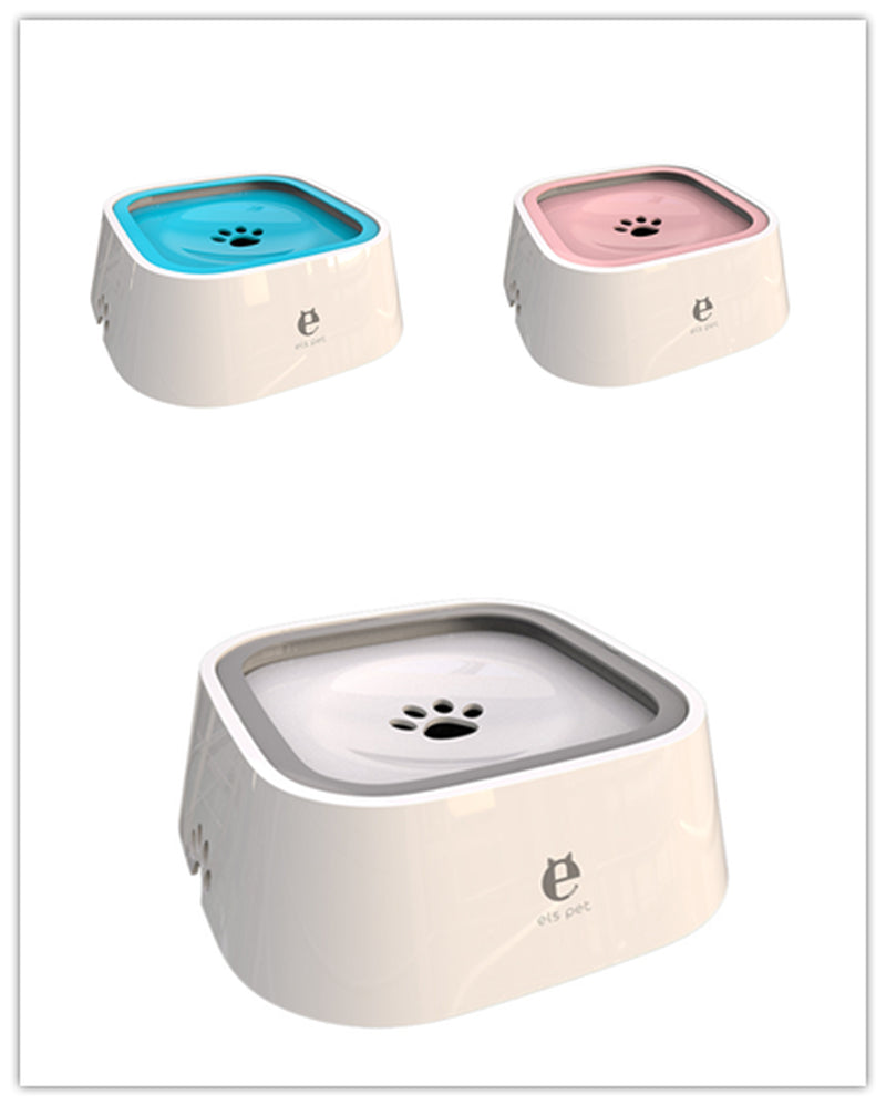 Non-Wet Mouth Dog Bowl, Floating Bowl, Anti-Overturning