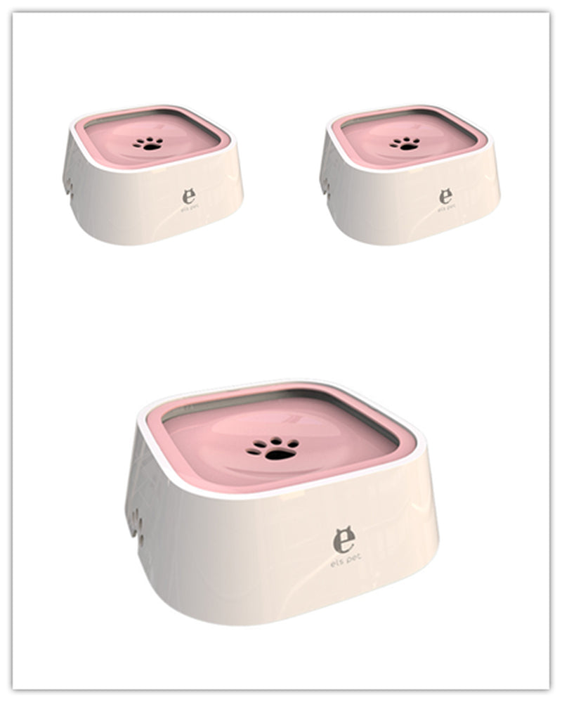 Non-Wet Mouth Dog Bowl, Floating Bowl, Anti-Overturning