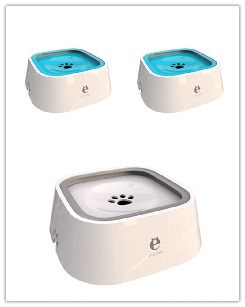Non-Wet Mouth Dog Bowl, Floating Bowl, Anti-Overturning