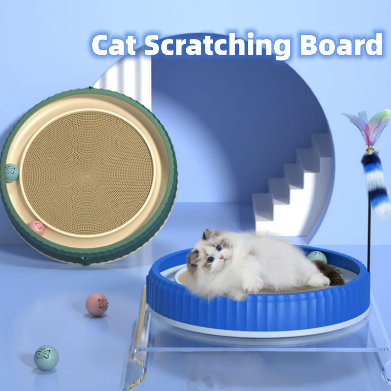 NEW round Cat Scratching Board Wear-Resistant Anti-Scratch Claw Grinder Furniture Protector Pet Products