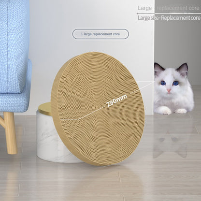 NEW round Cat Scratching Board Wear-Resistant Anti-Scratch Claw Grinder Furniture Protector Pet Products