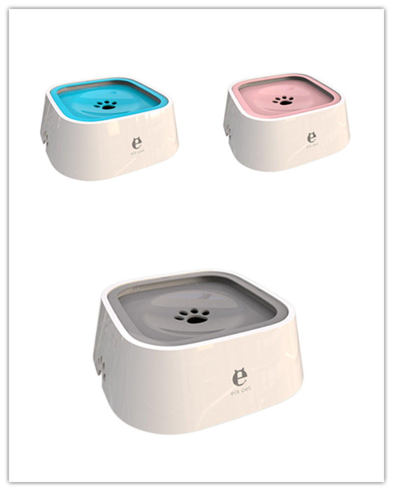 Non-Wet Mouth Dog Bowl, Floating Bowl, Anti-Overturning