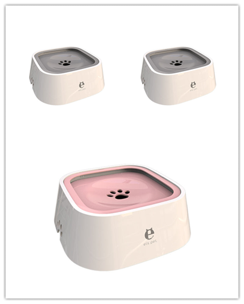 Non-Wet Mouth Dog Bowl, Floating Bowl, Anti-Overturning