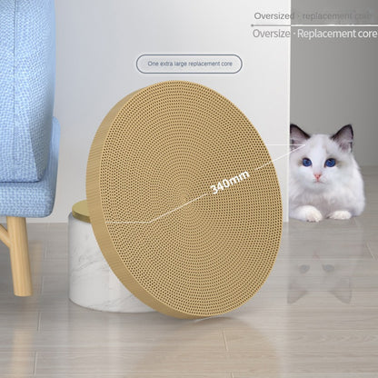 NEW round Cat Scratching Board Wear-Resistant Anti-Scratch Claw Grinder Furniture Protector Pet Products